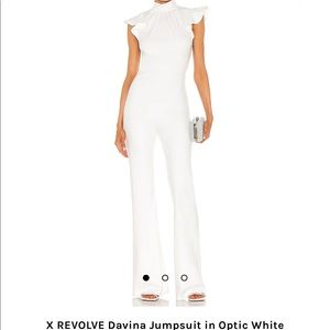 Amanda Uprichard white jumpsuit - Revolve